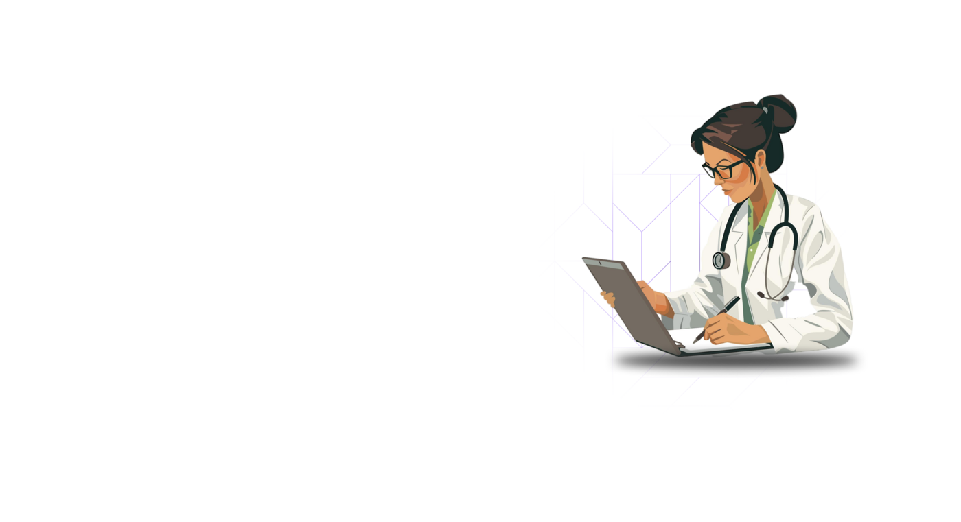 Healthcare professional preparing for international licensing exams